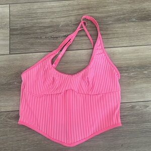 SHEIN pink slim fit top